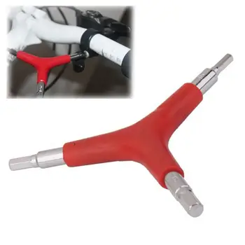 Велосипеден Y-образен шестограмен ключ Гаечен ключ 4/5/6 мм, 3 начина за инструменти за ремонт на велосипеди, Инструмент за ремонт на планински велосипеди, поддръжка
