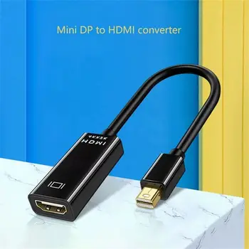 Видео Mini DP в HDMI 4K * 2K HDTV HDMI 1.4 Конвертор HDMI и Mini DP Mini Display Port Кабели HDMI-съвместим Адаптер