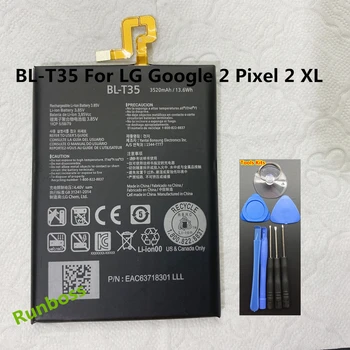 Висок клас батерия BL-T35 3520mAh BLT35 за LG Google 2 Pixel 2 XL