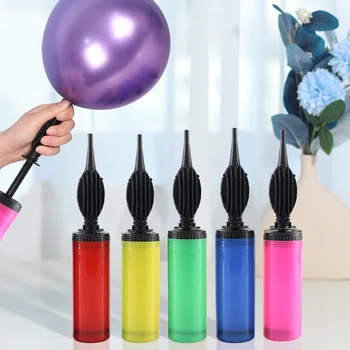 Висококачествен въздушна помпа за надувания балони Ръчно тласък, преносими Полезни аксесоари за балони за вашата сватба, рожден Ден, партита