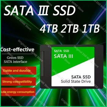 Високоскоростни SSD Sata 1 TB И 2 TB Твърд Диск Sata3 2.5 Инча 4 TB TLC 560 Mbps Вътрешни Твърди Дискове За Преносими компютри и Настолни компютри