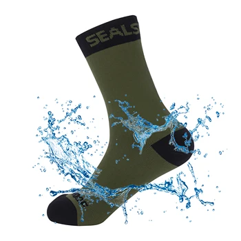 Водоустойчив чорапи SEALSHELL, спортни чорапи на открито, мъжки и дамски зимни чорапи за разходки, джогинг, колоездене, чорапи-тръби