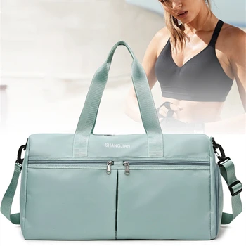 Водоустойчива чанта с голям капацитет за улицата, чанта за багаж, женствена чанта през рамо, найлонова спортна чанта за фитнес, женствена чанта през рамо