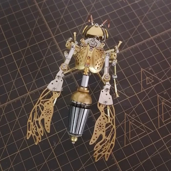 Готин модел на Пчела в стил steampunk Механичен украшение на насекомото Метални изделия, ръчно изработени в индустриален стил и Творческа обстановка на работния плот