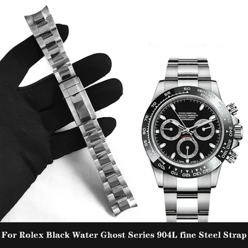 Гривна за часовници Rolex DAYTONA GMT ПОДВОДНИЧАР Аксесоари За Часа Метална Каишка 904L Твърди Въжета За часовника от Неръждаема Стомана, 20 мм инструменти