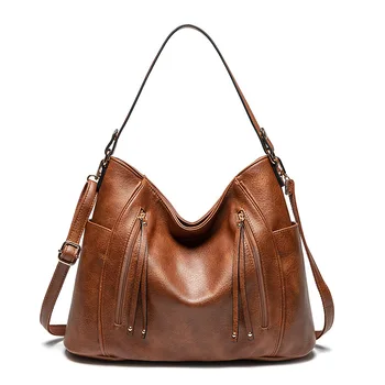 Дамски чанти GPR в стил ретро, дамски чанти-слинги голям капацитет, модни чанти през рамо дамски чанти-тоут