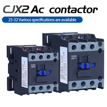 Домакинството на контактор за променлив ток CJX2 2511 3211 110V 220V 380V