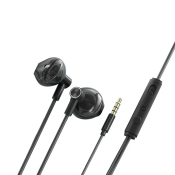 Жични слушалки-втулки 3,5 мм / Type-C, Жични слушалки с микрофон, бас стерео слушалки за телефони, таблети