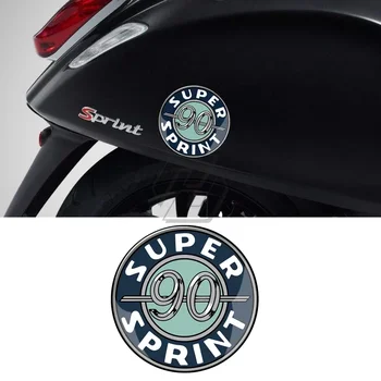 За Vespa Super Sprint 50/150 90 Отличителни Знаци 3D Стикер за Скутер от смола
