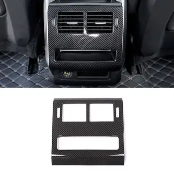 За автомобил Land Rover Range Rover Sport 2014-2017 Текстура ABS, изработени от въглеродни влакна Конзола заден климатик Покриване на Вентилационни отвори Декорация рамки