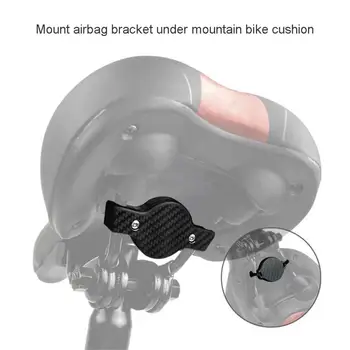 За закрепване на седалката на велосипед AirTag-Пътен пластмасов държач от филма в стил въглеродни влакна за седалката на планинския велосипед за своята практика Airtag
