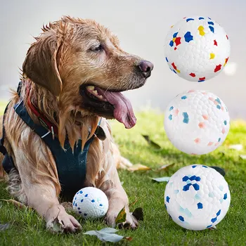 забавна играчка с кучешка топката, интерактивна, устойчив на укусам, гумена топка за домашни любимци, дъвчене, высокоэластичный за агресивни малки, средни и големи кучета, игра