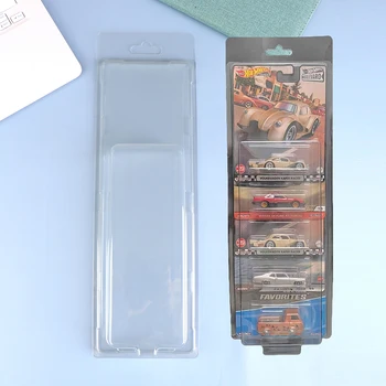Защитен калъф за играчка на пишеща машина Прозрачна витрина за картички серия Automobile Fleet Защитен калъф за карти за подарък за момче