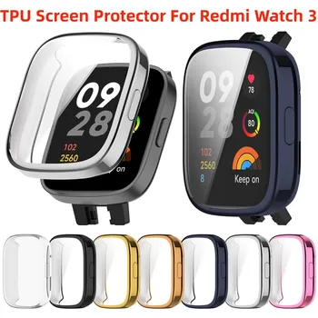 Защитен калъф от TPU За Redmi Watch 3, Мек Смарт каишка За часовник, на Защитно покритие на Екрана за Xiaomi Redmi Watch 3 /Redmi Watch3 Cases
