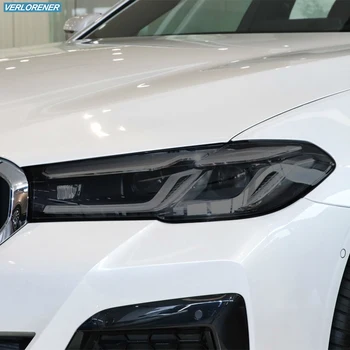Защитно Фолио За Автомобилни Фарове Опушен-Черен Оттенък Vinyl Прозрачен Стикер TPU За BMW Серия 5 G30 G31 M5 Facelift 2021 2022