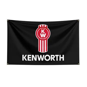 Знамена 90xFt 50cm Kenworths Flag Отпечатани Полиестер Банер Състезателен Автомобил За Декор на Знамена Ft