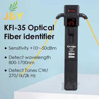 Идентификатор на влакна KomShine KFI-35 Оптичен детектор с идентификатор живо влакна, приложим към оголенному волоконному кабел 0.25/0.9/2.0/3.0 Кабел