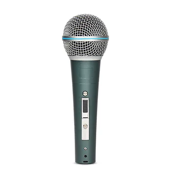 Кабелен динамичен микрофон за сценичното пеене, караоке BBOX Vocal, професионален ръчен микрофон конектор 6.5 мм/3.5 мм
