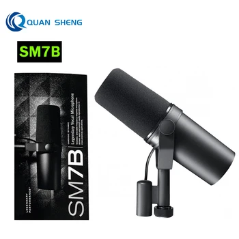 Кардиоидный динамичен вокален микрофон SM7B Професионално студийно оборудване за звукозапис Микрофони за директно излъчване на подкасти
