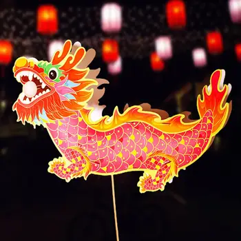 Китайски фенер с дракон Традиционния фенер с дракон ръчно изработени и за живи честването на празника на пролетта 
