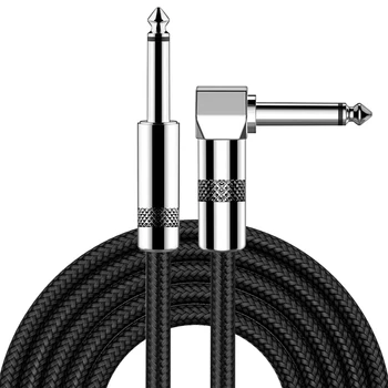 Китара кабел 10-крак кабел за електрически инструменти, кабел за бас-китара, кабел за електрически мандолини, гитарная клавиатура, аудио кабел Издръжлив