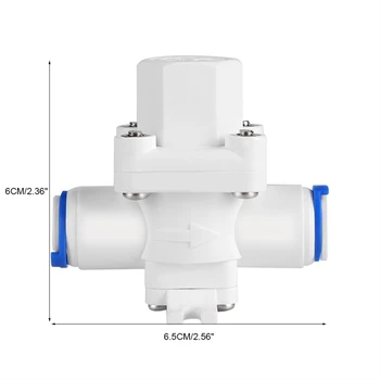 Клапан за налягане на водата, 3/8-инчов намаляване на valve Регулатор за понижаване на налягането на водата за системата RO Регулатори на водата
