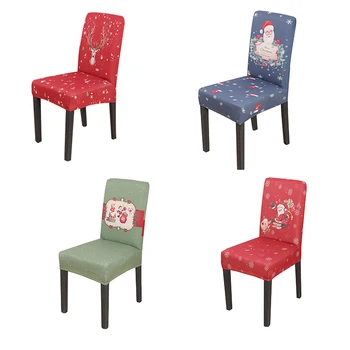 Класически коледен дизайн Коледна украса подарък за кресла Банкет Стол Плажна Стол Седалка за хотелски колички
