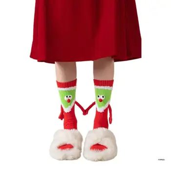 Коледни чорапи за двойки, Памучни чорапи, подходящи за отношенията Чорапи, подаръци