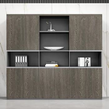 Компактен, рафтове, шкаф метален шкаф, отворете дизайнерски офис шкафове в скандинавски стил, италианска луксозна модулни мебели за Comodas Против Cajones