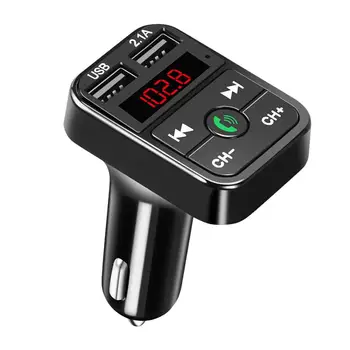 Комплект за автомобил Bluetooth, FM-предавател, за LCD-MP3-плейър, достъпна карта на директна доставка, USB TF-С радио зарядно устройство Auto P1Q8