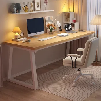 Компютърно бюро, бюро за домашния кабинет, работна маса за спални, Прости дълга маса, Офис правоъгълен Прости маса