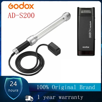 Корона-светкавица Godox AD-S200 Стик за AD200 /AD200Pro 200 W Корона-флаш Стик с Прозрачна тръба-светкавица 360 ° за Портрети бижута