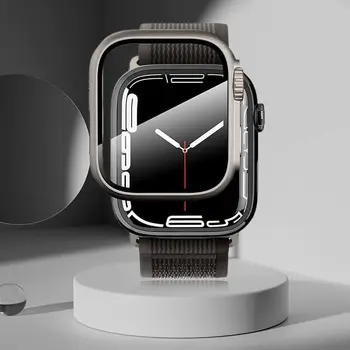 Корпус часа 44 мм за Apple Watch iWatch 7 и 8 поколения с подмяна на Ultra Screen Protecetor Водоустойчив удароустойчив корпус бамперный