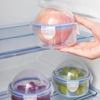 Кухненски Хладилник Кутия за домати Apple Доставя Пресни продукти В Запечатана кутия Хладилник Лук Плодове Лимон Органайзер Контейнер за съхранение
