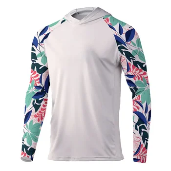 Летни дрехи за риболов Мъжки Hoody с дълъг ръкав Джърси Camisa De Pesca Светли рибарски ризи с защита от uv топ Быстросохнущий