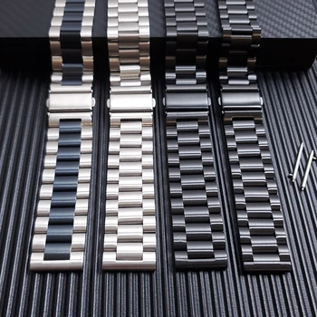 Метална каишка от неръждаема стомана, 20 мм за умни часовници Fossil Gen 6 Wellness Edition, мрежест каишка, взаимозаменяеми каишка за часовник, въжета за гривни
