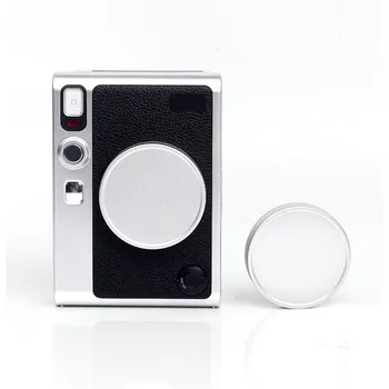 Метална предната Капачка на Обектива/Защитен сенник за обектив за камера instax mini EVO Сребрист Алуминиева Сплав