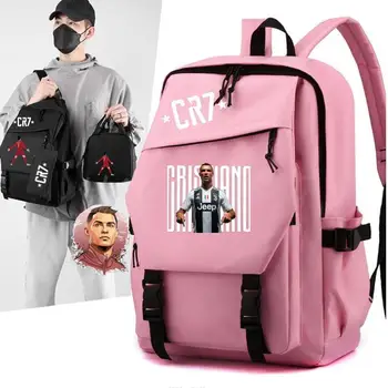 Модерен 3 бр./лот Футболен раница CR7 за ученици от младши и старши клас, училищна чанта за лаптоп, Дамски Мъжки чанти за пътуване, Mochilas