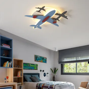 Модерни led таван, осветителни тела за детска стая, самолет, осветителни тела за детска стая, таван, осветителни тела за детска стая, детска спалня, led осветление