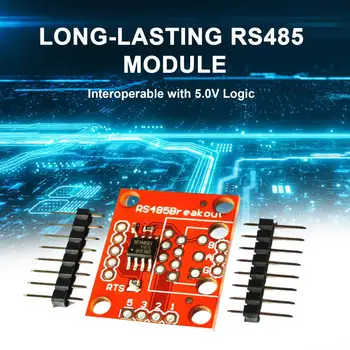 Модул RS485 С Един Източник на захранване 3.3v и Логика 5.0 В Еднопосочна разработка И отстраняване на грешки Точно Свързване на модула на Радиоприемник RS485 към TTL