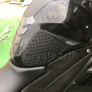 Мотоциклетни Мини Лигавицата На Резервоар за Газов Коляно Улавяне Тракшън Накладки Защитен Стикер Страничните Стикери За Yamaha YZF-R25 YZF-R3 2015-2016