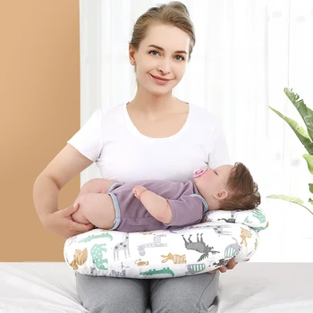 Мултифункционална възглавница за кърмене и подкрепа на талията Е подходяща за новородени бебета и майки, кърмещи гърди. Възглавница