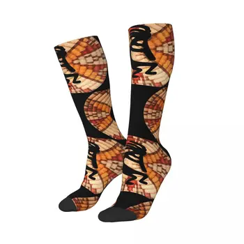 Мъжки и дамски чорапи Kokopelli Hopi Southwest Flutist, Колоездене Новости, Пролет-лято, Есен-Зима, подарък Чорапи