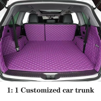 На тепиха в багажника на колата за Renault Koleos 2009-2014 Пълно покритие, изработени по поръчка кожени аксесоари за интериора на колата, мини, водоустойчив