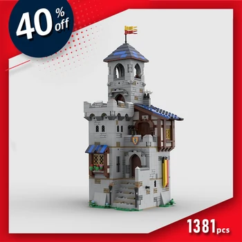 набор от градивни блокове Серия Castle средновековен замък Пазител на Лорд Главната кула на Модулен набор от блокове кралство MOC