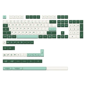 Набор от клавиши E9LB 137Keys Ботаническата японски геймърска механична клавиатура Keycaps