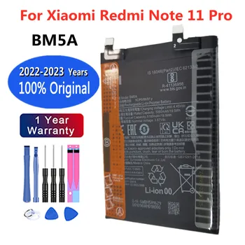 Нов, 100% Оригинални Xiao Mi BM5A 5160 ма Сменяеми батерии За Xiaomi MIUI Redmi Hongmi Mi Note 11 Pro 11pro Смарт Мобилен Телефон