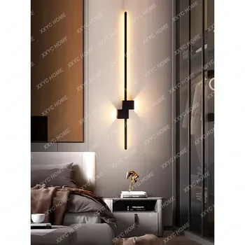 Нощна лампа за спални, Модерен, креативен диван за хол, с монтиран на стената лампа за телевизор