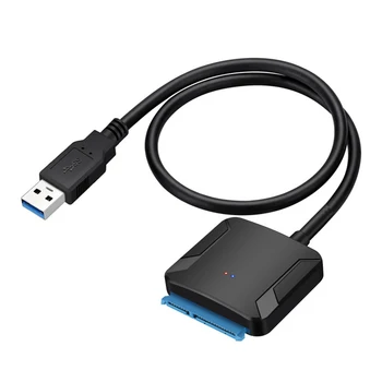 Обикновен Кабел за твърдия диск, на USB-SATA 5 Gbit / s и USB 3.0 -SATA 2.5 / 3.5 Кабел-адаптер за четене IPFS с твърд диск