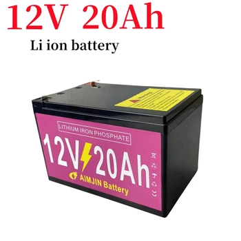 Обновен е Литиево-йонна Батерия 18650 12V 20Ah За Электромобиля, Литиева Акумулаторен Блок 10V-12V, Вграден BMS 30A С Висок Ток